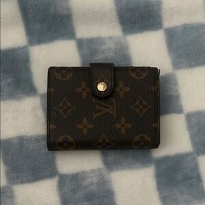 Louis Vuitton Brown and Tan Monogram Card Holder